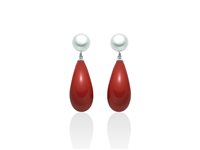 Orecchini Miluna Donna Red in Corallo Corallo PER2190